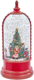 10.8-Inch Battery-Operated USB Lighted Musical Nutcracker Water Lantern