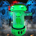 PIPIMOUSE 8 FT Alien Halloween Inflatables Outdoor Decorations / Blow up Alien Halloween Decor Outdoor with