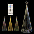 12Ft Outdoor LED Smart Christmas Tree Cone Lights Outside Decor for Christmas / for ChristmasTall Star Topped