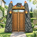 10Ft Inflatable Dinosaur Arch Outdoor Holiday Yard Birthday Party Decor / Built-in 7 LED lights, Jurassic