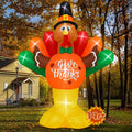 14 ft Inflatable Turkey with Colorful Tail
